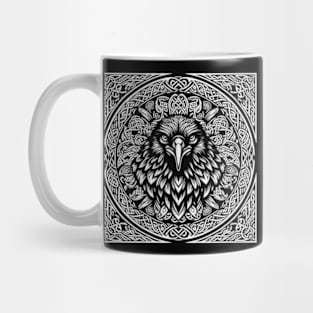 Celtic Raven Mandala Mug